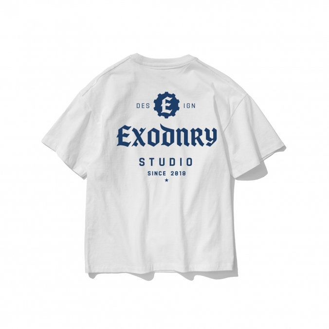 STUDIO LOGO POCKET TEE WHITE