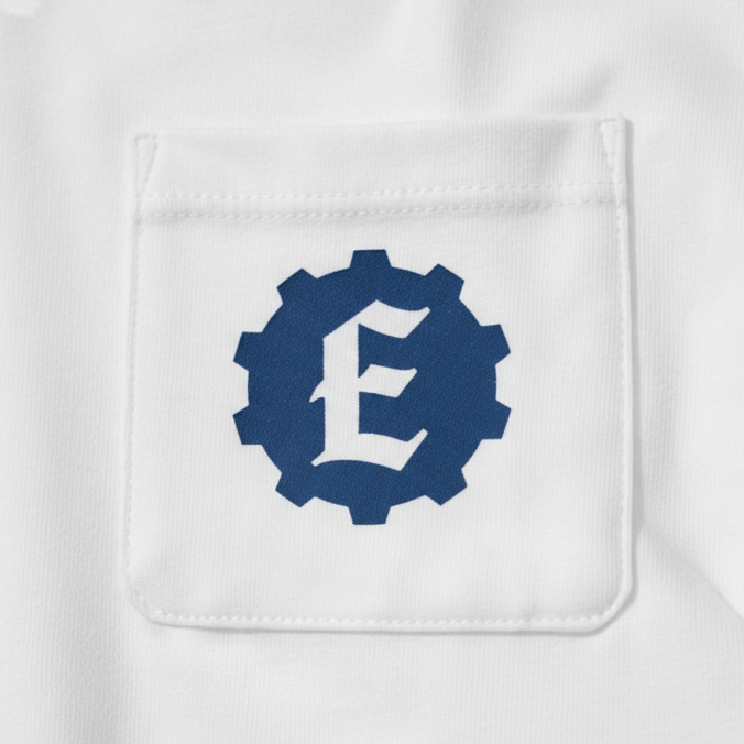 STUDIO LOGO POCKET TEE WHITE