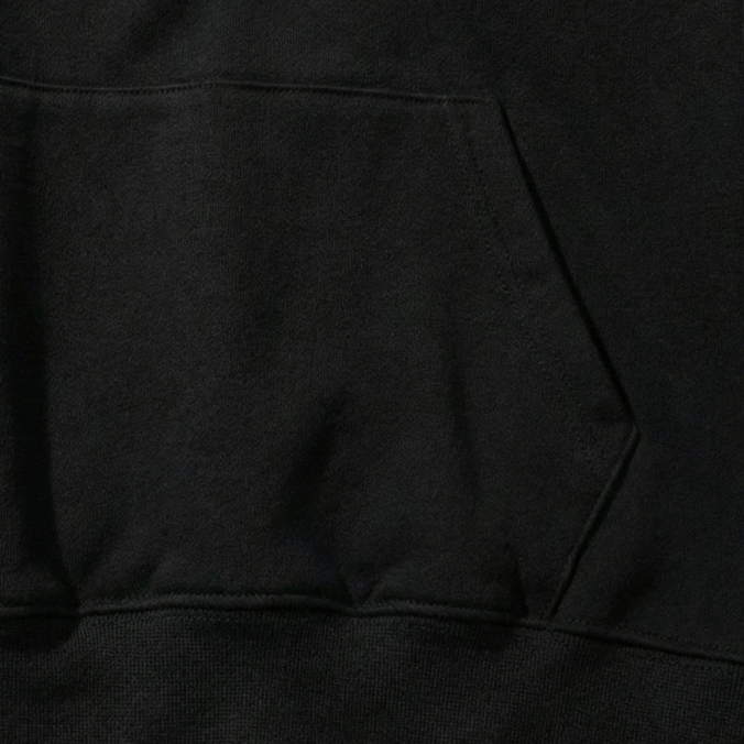 EX APPLIQUE HOODIE BLACK