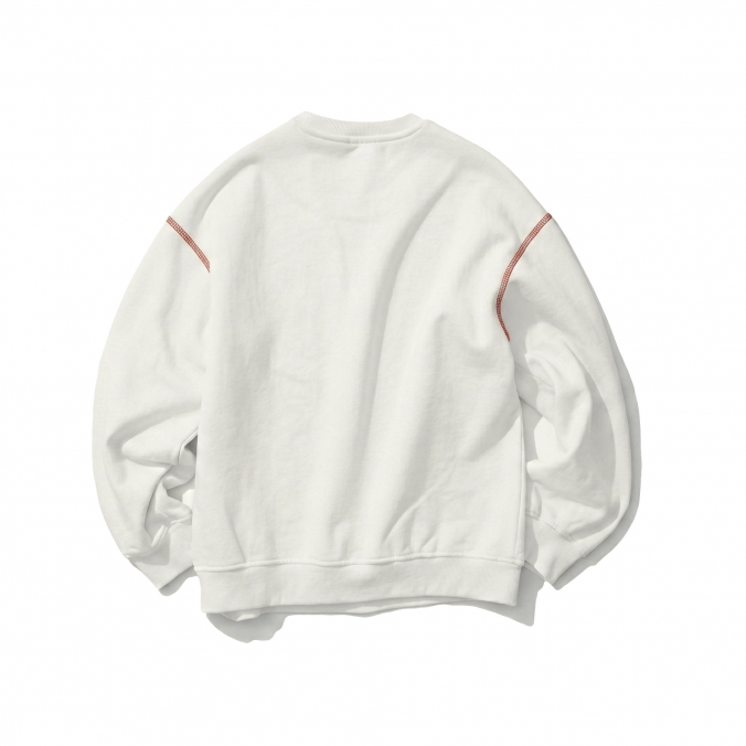 CONCEPT LOGO CREWNECK IVORY