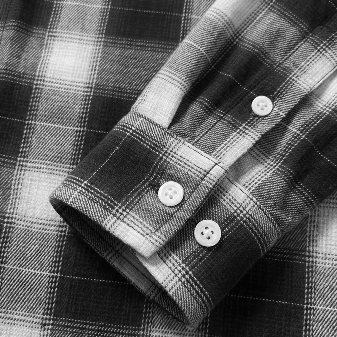 OMBRE CHECK SHIRT BLACK