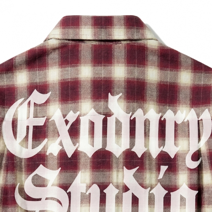 OMBRE CHECK SHIRT RED