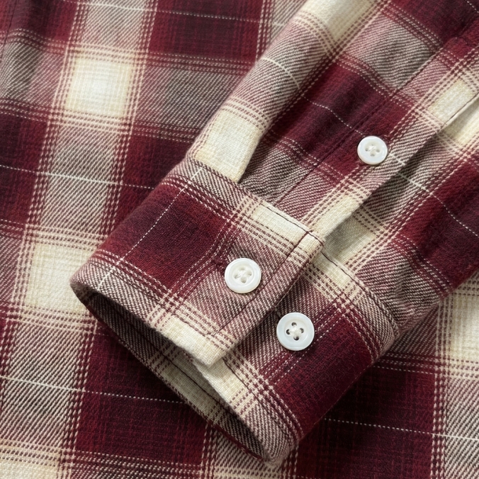 OMBRE CHECK SHIRT RED