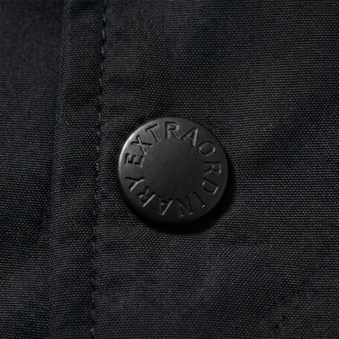 STUDIO LOGO COACH JACKET BLACK