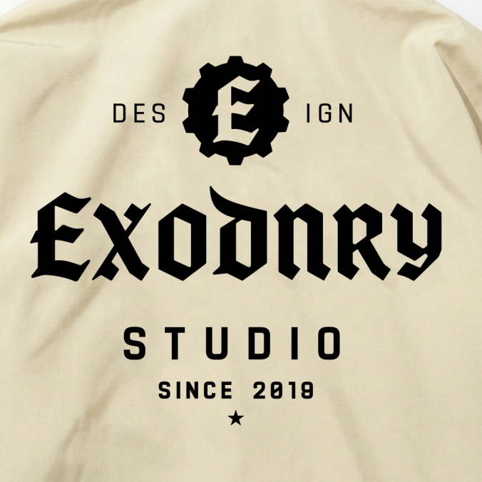 STUDIO LOGO COACH JACKET IVORY