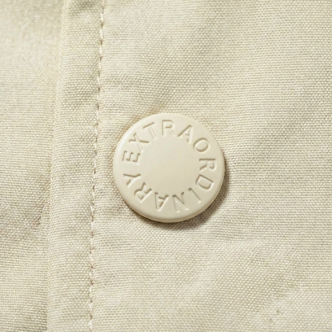 STUDIO LOGO COACH JACKET IVORY