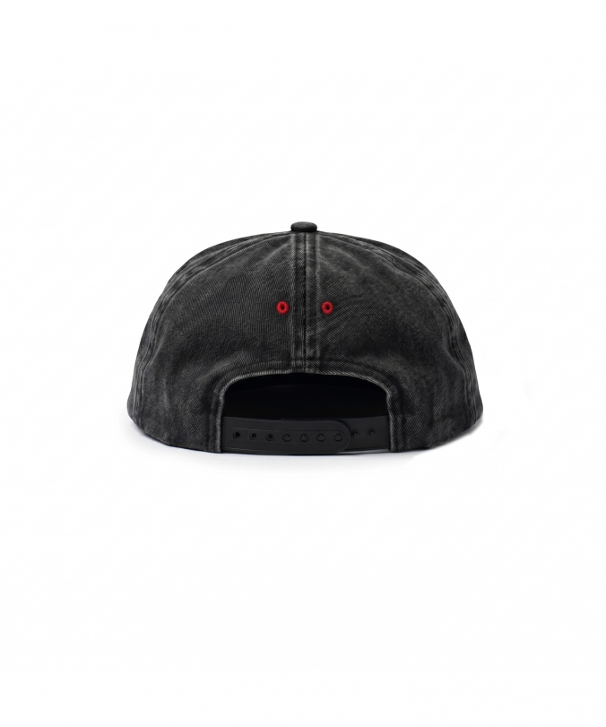 WASHED INFINITE LOGO CAP BLACK