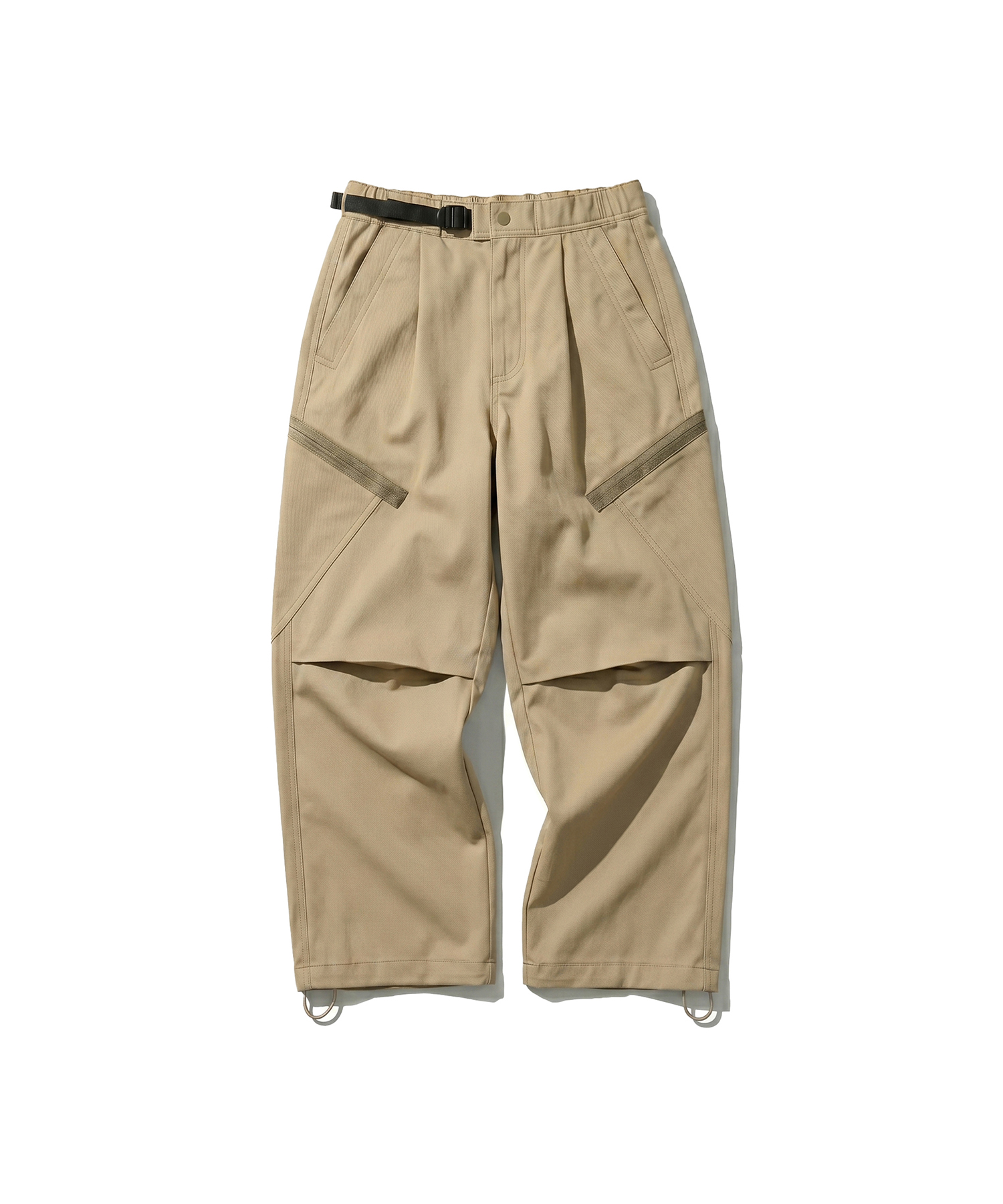 BELTED UTILITY PANT BEIGE