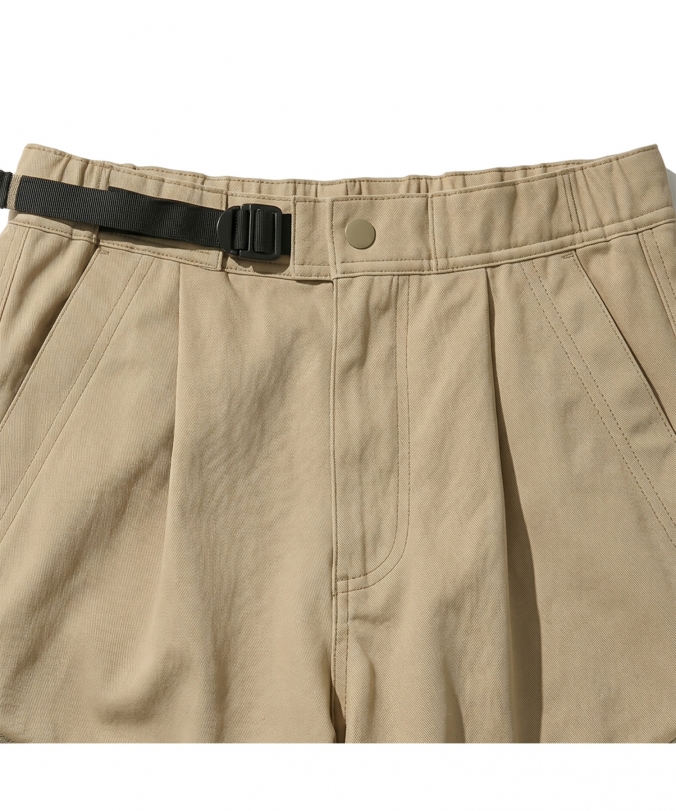 BELTED UTILITY PANT BEIGE
