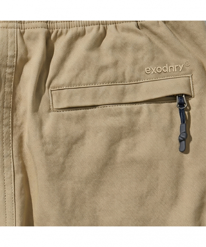 BELTED UTILITY PANT BEIGE