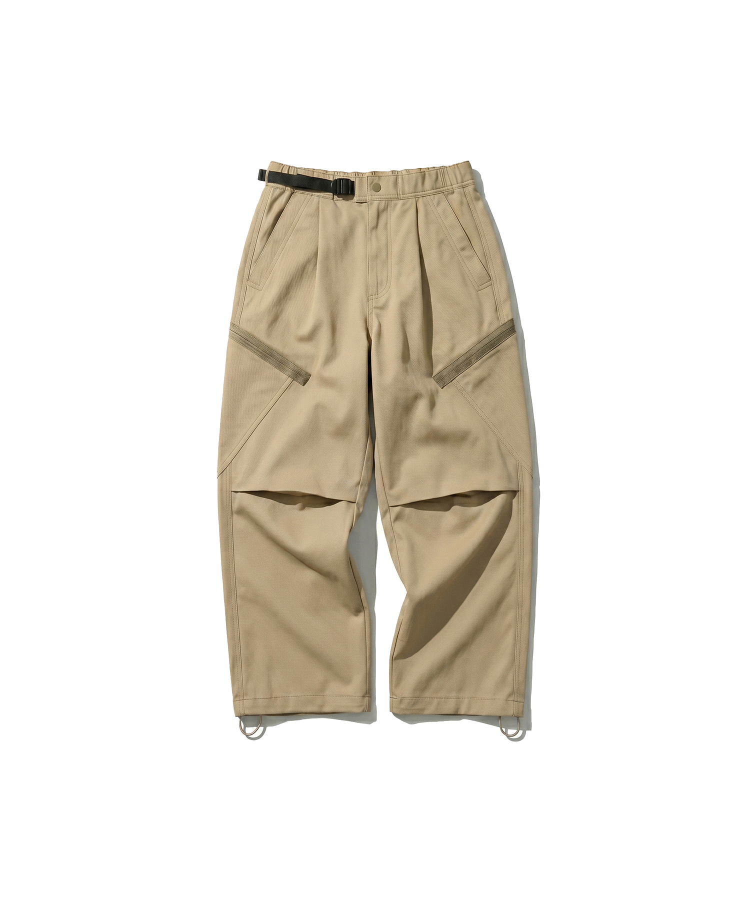 BELTED UTILITY PANT BEIGE