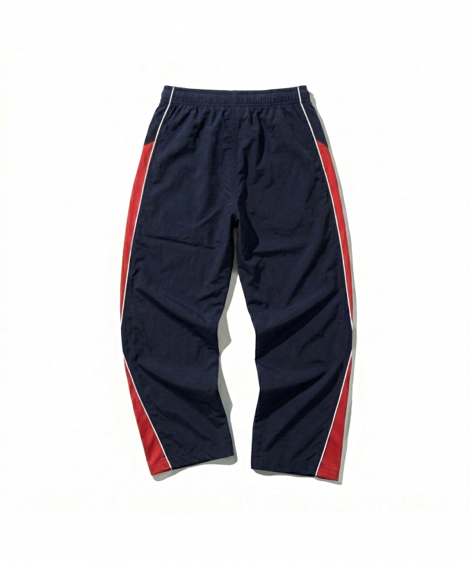 COLOR-BLOCK TRACK PANT NAVY