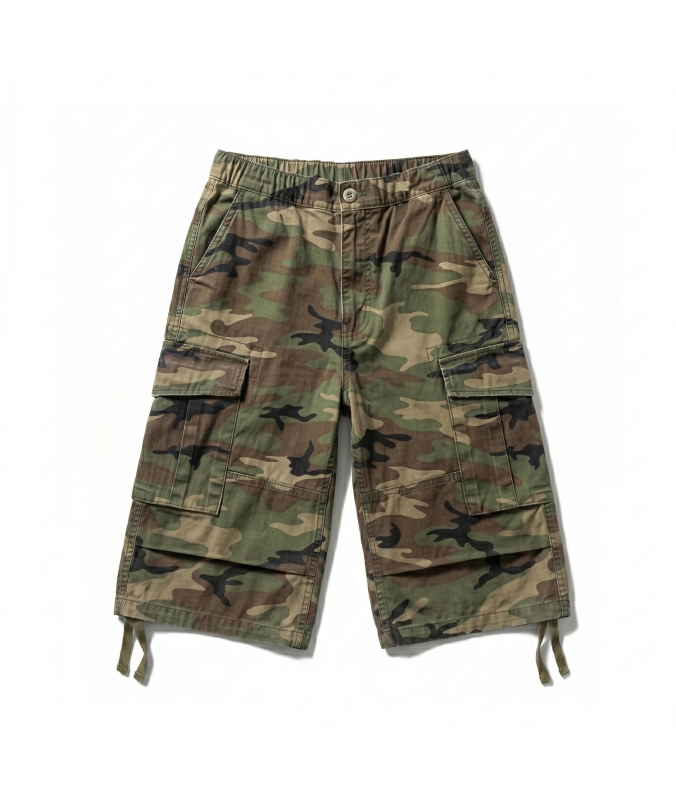 MIL CAMO RIPSTOP CARGO SHORT CAMO