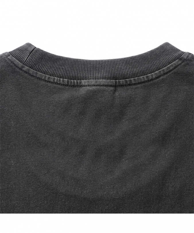 WASHED EXTRA BOOTLEG TEE CHARCOAL