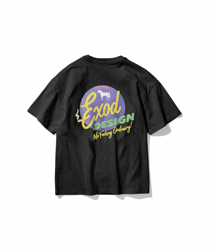 NO ORDINARY POCKET TEE BLACK