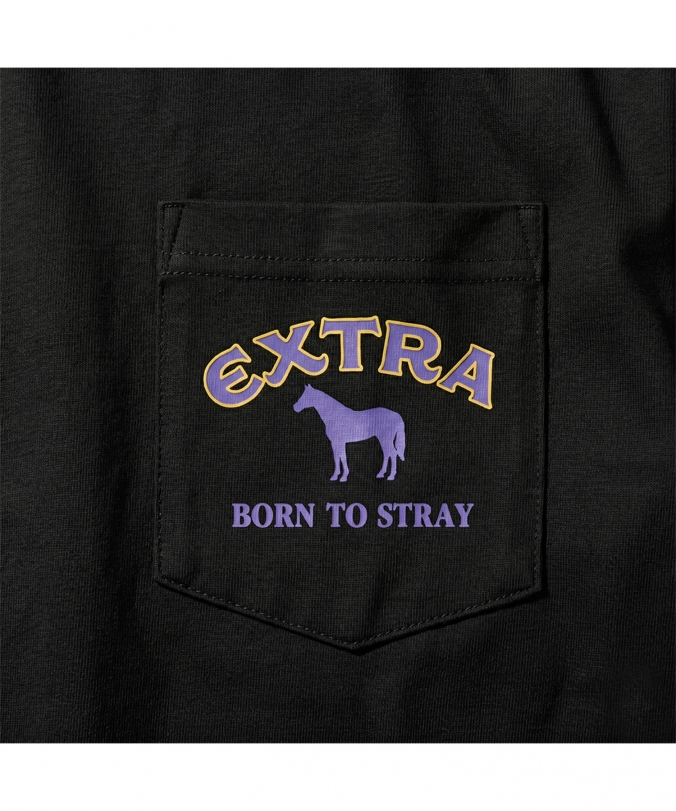 NO ORDINARY POCKET TEE BLACK