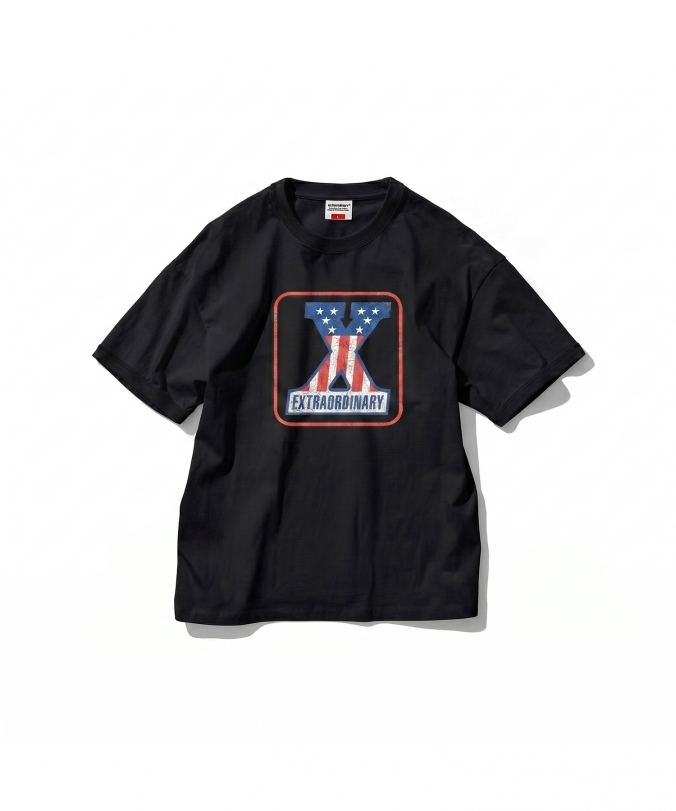 NUMBER X TEE BLACK