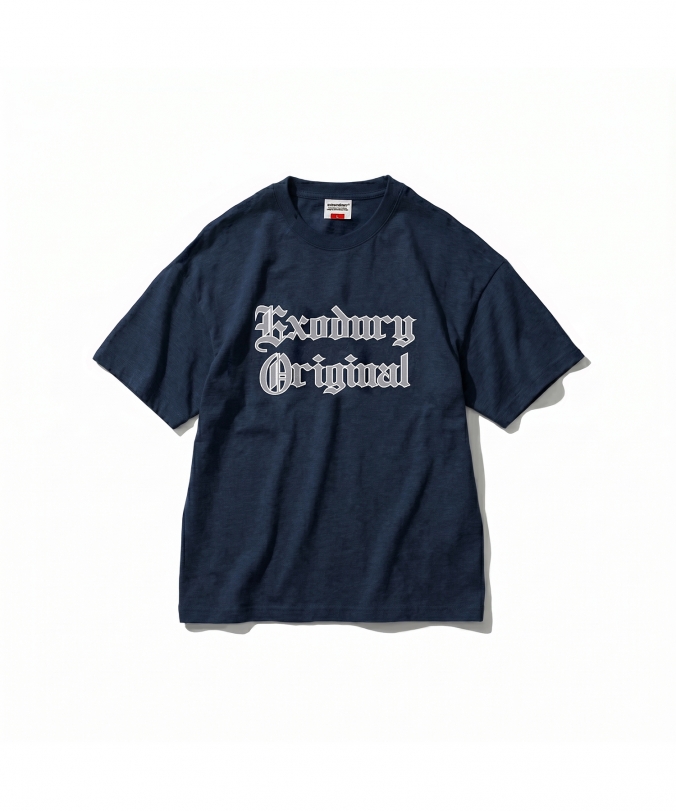 OLD ENGLISH TEE NAVY