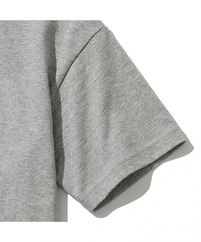 OLD ENGLISH TEE MELANGE GREY