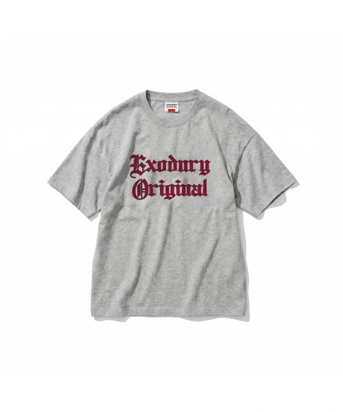 OLD ENGLISH TEE MELANGE GREY