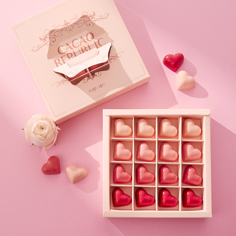 [카카오리퍼블릭] 스위트하트 16구 수제초콜릿