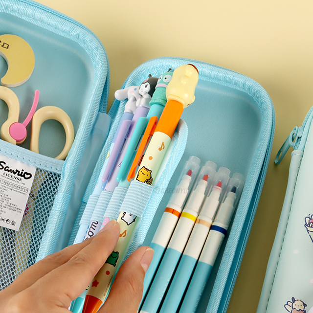 산리오 디저트 스퀴시 파우치 - 쿠로미, 포차코