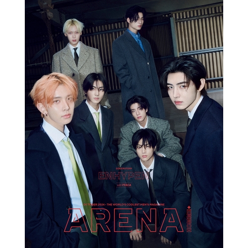 2차 예약판매 ARENA HOMME+ 아레나 옴므 플러스 2024년 10월호 표지별 구매 - (표지 8종 엔하이픈 ENHYPEN) 10%할인