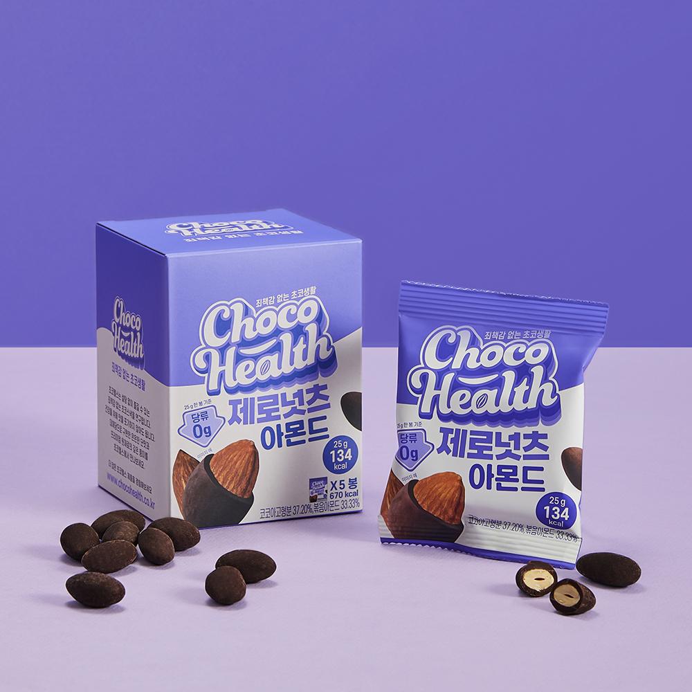 [초코헬스] 제로넛츠 아몬드초코볼 5개입