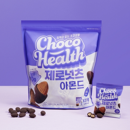 [초코헬스] 제로넛츠 아몬드초코볼 20개입
