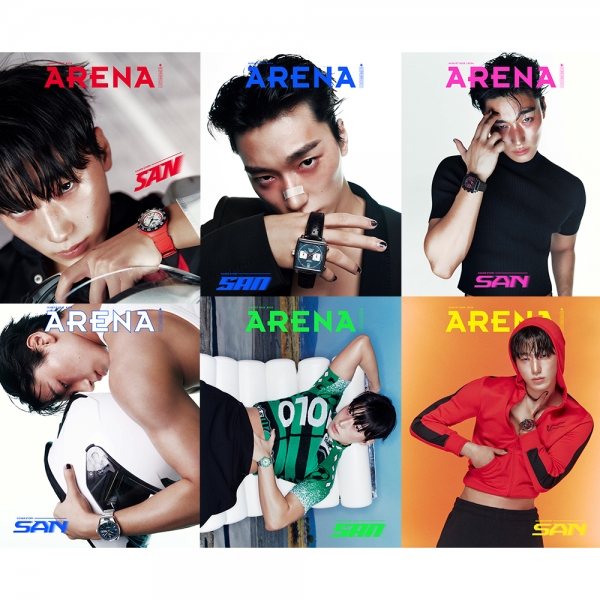 ARENA HOMME+ 아레나 옴므 플러스 2025년 8월호 - (표지 6종 에이티즈 산)