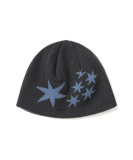 HEXAGRAM SHORT BEANIE GREY