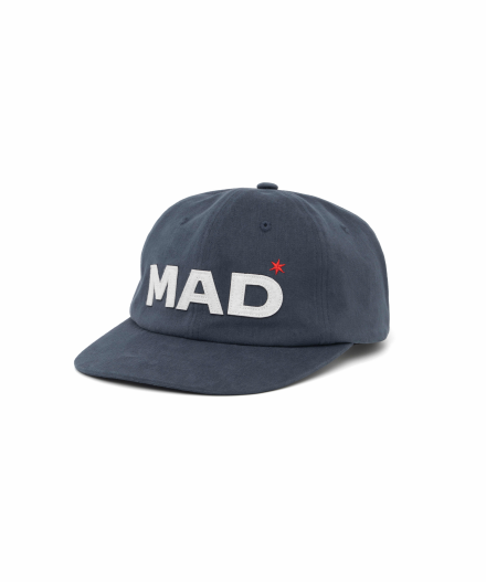 MAD 6-PANEL BALL CAP NAVY