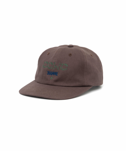 CCWC 6-PANEL BALL CAP BROWN
