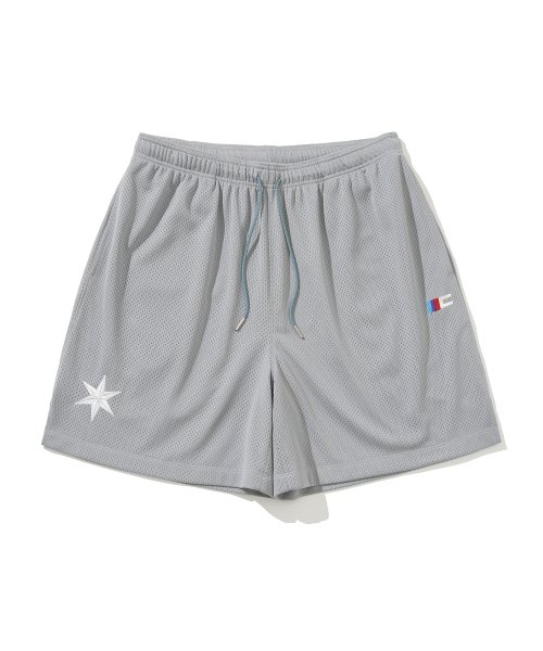 MESH SHORTS GREY