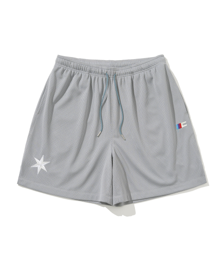 MESH SHORTS GREY