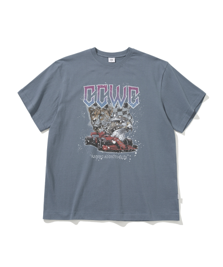 RAC GRAPHIC TEE VTG BLUE