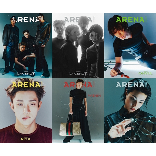 ARENA HOMME+ 아레나 옴므 플러스 2026년 5월호 - 표지 롱샷 LNGSHOT(단체 2종+멤버별 4종)