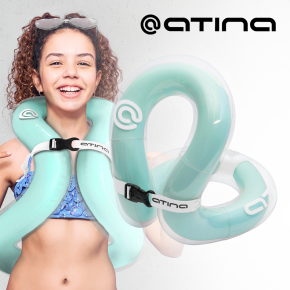 아티나 주니어 성인 튜브형 부력보조복 버블 넥베스트 50kg