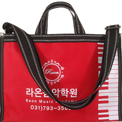 학원가방 폴리 보조가방 피아노크로스가방 BA-132 / 30개부터구매가능
