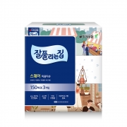 [대량할인 역마진상품ㅣ품질보증] 미래생활 잘집 스퀘어 미용티슈 200매3입 100%천연무형광