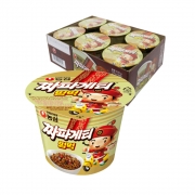 [대량할인 역마진상품ㅣ품질보증] 농심 짜파게티 범벅 소컵 70g*6입 컵라면