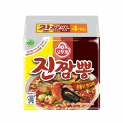 [대량할인 역마진상품ㅣ품질보증] 오뚜기 진짬뽕 130G 4입 멀티 봉지 라면