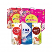 [단일배송지 대량할인 무배] 애경1호 세탁세제+키친타올+박스