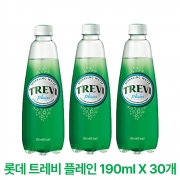[회원특가] 롯데 트레비 플레인 탄산수 190ML X 30개 물보다 시원한 청량함