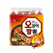 [무료배송] [회원특가] 농심 오징어짬뽕 멀티 5입 봉지 라면