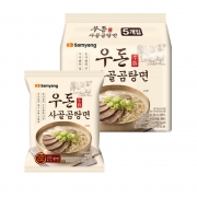 [회원특가] 삼양공식 우돈사골곰탕면 멀티 5입 봉지라면