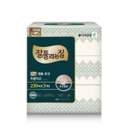 [회원특가] 미래생활 잘집 명품로션 230매3입 미용티슈