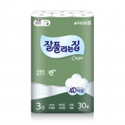 [회원특가] 잘풀리는집 무형광 련 30m 3겹30롤 화장지