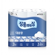 [회원특가] 잘풀리는집 순수무향 대용량 25m 3겹32롤 화장지