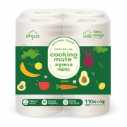 [회원특가] 우리집 쿠킹메이트 110매*4롤 키친타올